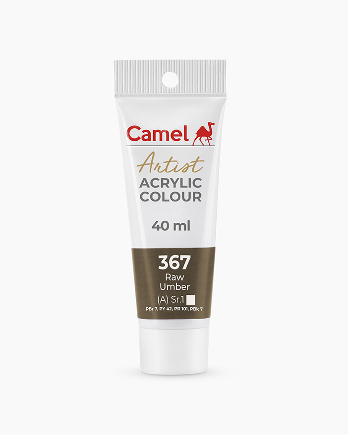 Camel Artist Acrylic Colours Raw Umber